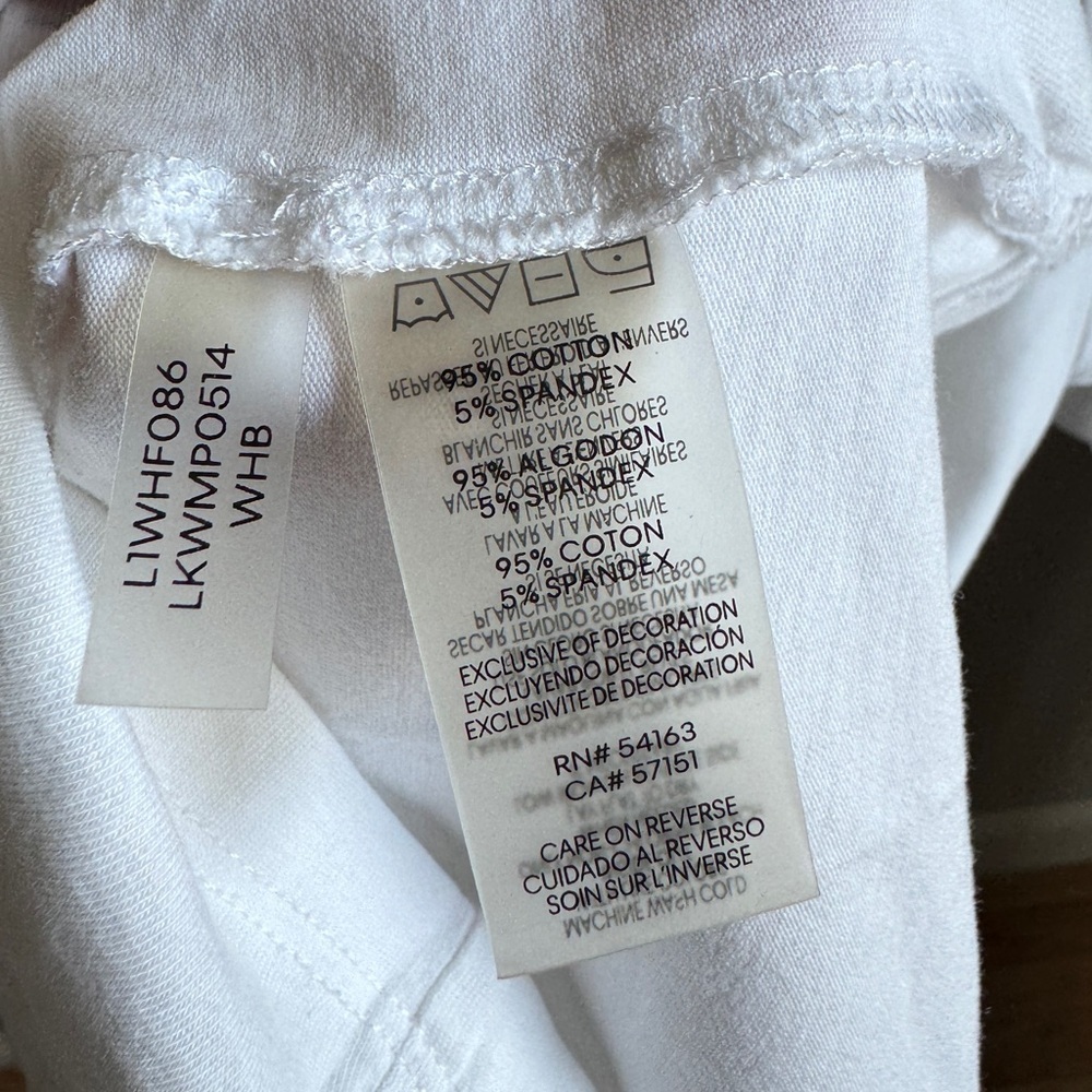 Karl Lagerfeld White T-shirt in XS - Picture 4 of 7